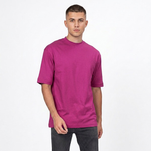 Camisetas Oversize de Verano para Hombre, Camisetas de Alta Calidad con Hombros Caídos, OEM/ODM, Transpirables, Lisas, Personalizables, Venta al Por Mayor desde Bangladesh - Product Image 3