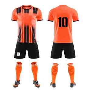 High Quality Breathable Quick Dry Stretchable Sportswear Enhanced Comfort Unique Pattern <b>Athletic</b> Wear Soccer Uniform - Product Image 3