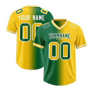 Vente en gros OEM ODM, maillots de football américain personnalisés avec le nom et le numéro de l'équipe, impression par sublimation, pour hommes, créez vos propres maillots - Product Image 2