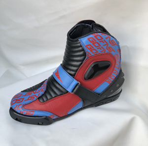 Botas de carreras hechas a medida, zapatos a prueba de viento, botas de motocicleta de cuero vacuno - Product Image 3