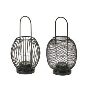 New Handmade Portable Durable Classic Metal &Glass Candle <b>Lantern</b> With <b>Black</b> Finished Candle <b>Lantern</b> for Home - Product Image 1