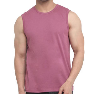 Camiseta sin Mangas para Hombre, Material Poliéster/Algodón, Alta Calidad, Ecológica, Transpirable, Ideal para Gimnasio y Entrenamiento, Cómoda y de Secado Rápido, Superventas - Product Image 1