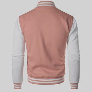Écusson de couleur décent LOGO personnalisé veste Letterman pour hommes Baseball cuir rue Plus petit manteau veste universitaire pour hommes - Product Image 2