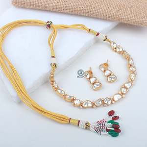 Veesha Moissanite Designer Choker Set-Fashion Jewelry - Product Image 1