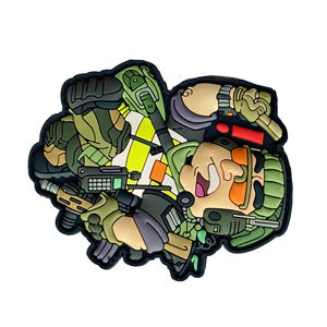 ป้ายโลโก้ยางพีวีซีเนื้อนุ่มแบบพรีเมียม สำหรับเสื้อผ้า กระเป๋า เสื้อแจ็คเก็ต เสื้อผ้าเด็ก ขนาด สี ดีไซน์ตามสั่ง แบบรีดร้อน - Product Image 4