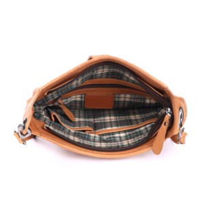 Sac à bandoulière pour femme en cuir véritable avec grande capacité de rangement et sangle en cuir avec couleur personnalisée va - Product Image 4
