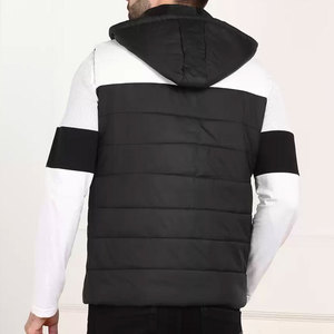 Chaqueta Varsity Personalizada al por Mayor para Hombre, Cuello Alto, Talla Grande, Cálida y Transpirable, de Nailon/Poliéster - Product Image 3