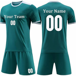 Últimos Conjuntos de Fútbol Originales al por Mayor, Conjuntos Completos de Fútbol Retro para Equipos, Uniformes de Entrenamiento de Fútbol 100% Poliéster Personalizados - Product Image 2