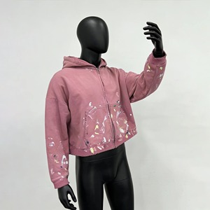 Sweat à capuche personnalisé OEM, effet délavé, lourd, délavé au soleil, en coton molletonné français, coupe oversize pour hommes - Product Image 6