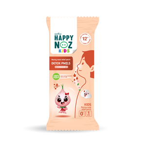 Patch de désintoxication PM 2.5, sûr pour les enfants, pour améliorer la qualité de l'air et favoriser la détoxification. 12 Heures Happy Noz HNO05 TH;42 7.5 X 2.5 14 Cm - Product Image 2