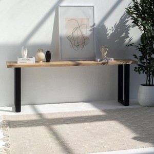 Table console en bois de mangue Vandana Sierra Stellar, plusieurs tailles et options de pieds disponibles - Product Image 1