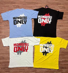 T-shirt surdimensionné pour hommes de haute qualité 320gsm Style Streetwear Anti-rides respirant sérigraphié mélange de lettres multicolores - Product Image 6