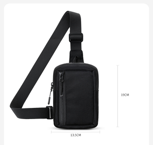 Bolso bandolera para hombre y mujer, bolso bandolera informal para viaje, bolso bandolera de cuero resistente al agua - Product Image 2