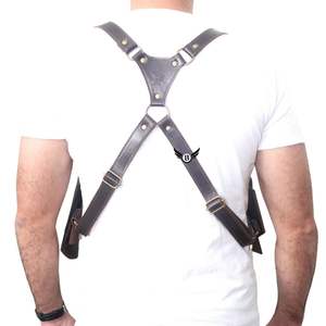 Sac à dos en cuir de vachette avec cadre externe, capacité 56-76L, étanche, GPS, USB, RFID, sangles réglables pour un transport confortable, idéal pour la chasse et le camping - Product Image 4