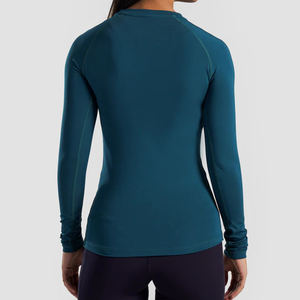 Camiseta de Compresión Personalizada para Mujer, Talla Grande, Corte Holgado, Ropa Deportiva para Gimnasio y Running, Secado Rápido, Ligera, Verano, Poliéster/Algodón - Product Image 5