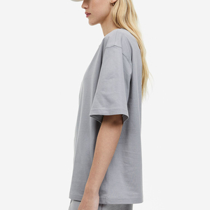 Camisetas de Mujer de Alta Calidad Personalizadas con Cuello Redondo, 100% Algodón, Corte Ajustado / Camisetas Deportivas Casuales al por Mayor para Mujer - Product Image 2