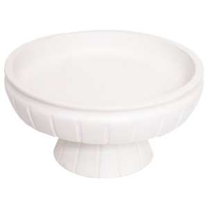 Cuenco Decorativo de Madera SB-027, Cuenco con Pedestal Hecho a Mano para Decoración del Hogar - Product Image 1