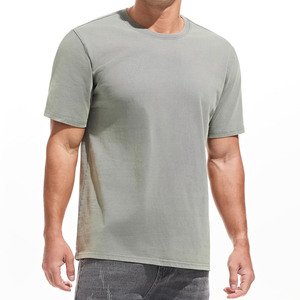 เสื้อยืดผู้ชายคุณภาพพรีเมียม ผ้าฝ้ายหนา 100% 300 กรัม เสื้อยืดแขนสั้นลำลองใส่เที่ยวข้างนอก ไซส์ใหญ่พิเศษสำหรับผู้ชาย - Product Image 4