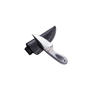 Cuchillo artesanal de autobús de acero de Damasco personalizado de alta calidad hoja de acero al carbono hecha a mano mango de madera Industrial OEM soporte de grado DIY - Product Image 1