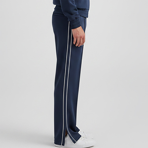 Wholesale Price High Street Style Casual Heavyweight Breathable 100% Cotton Eco-Friendly Canvas Sweatpants High Quality Side - Product Image 2