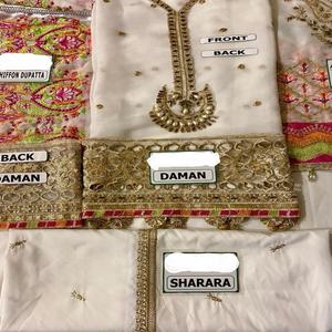 2021 Venta caliente vestidos de novia indios pakistaníes colección de ropa de fiesta bordada de seda en rayón viscosa ropa de último estilo - Product Image 5