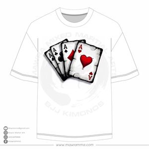 Custom OEM DTG Print Men Oversized Drop Shoulder T Shirt <b>Graphic</b> Heavyweight 100% Cotton <b>White</b> Playing <b>Cards</b> Printed Tee Shirt - Product Image 5