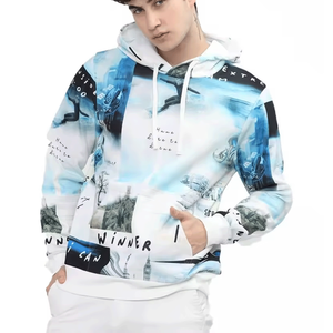 Sweat-shirts thermiques en coton 100% écologiques, imperméables, imprimés par sublimation, best-sellers de l'hiver pour hommes - Design personnalisé - Product Image 1