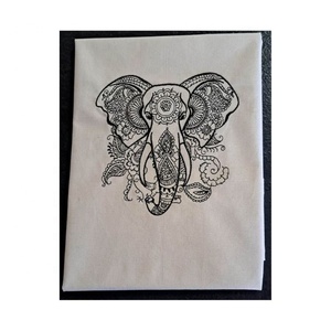 42x32cm lignes géométriques brodées salle à manger café tapis antidérapant 100% coton nettoyage meilleure vente torchons accessoires de cuisine - Product Image 4