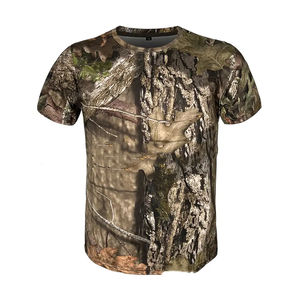 T-shirt pour homme en tissu softshell à imprimé forêt d'été, thème aventure, t-shirt décontracté, imprimé inspiré de la nature - Product Image 1