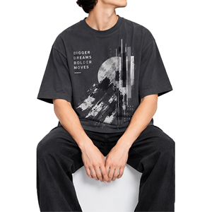 Camisetas con Estampado Gráfico Personalizado, 100% Algodón, Talla Grande, Casual, Manga Corta, Cuello Redondo, Estilo Urbano, OEM ODM, Camisetas para Hombre 100% Algodón - Product Image 5