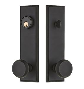 Manija de Acero Inoxidable Negro de Doble Puerta para Muebles y Hogar, Personalizable con Puerta de Pasaje y Privacidad, ¡Venta Caliente! - Product Image 1