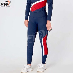 Pantalon d'équitation pour femme, culotte d'équitation intégrale avec poches en silicone - Product Image 1