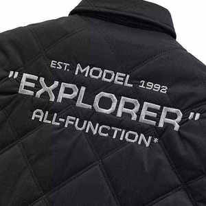 Custom Men Techwear Quilted Tactical <b>Jacket</b> Urban Streetwear Cyberpunk Utility Multi-Pocket <b>Padded</b> Windbreaker Outdoor Coat - Product Image 4