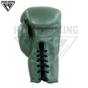 Fabriqué au Pakistan, se vend bien, avec logo personnalisé imprimé, créez votre propre design unique, gants de boxe en cuir de vachette véritable sur mesure. - Product Image 3