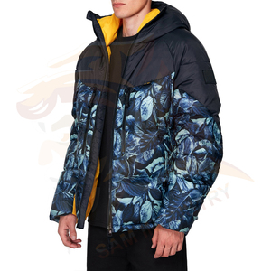 Vêtements d'extérieur, veste matelassée imperméable personnalisée pour hommes, veste matelassée épaisse et chaude pour l'hiver à prix avantageux - Product Image 3
