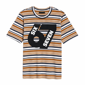 เสื้อยืดแขนสั้นคอโอ100% คอตตอนแท้ไม่รีดพิมพ์ลายหัวใจนางฟ้าฝ่ามือ - Product Image 1