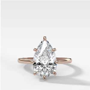 Anillo de Compromiso con Diamante Cultivado en Laboratorio, Corte Pera, Certificado por IGI, Personalizado, 5 Quilates, Oro 10K/14K, Plata 925, Banda Solitaria, Precio al por Mayor B2B - Product Image 3