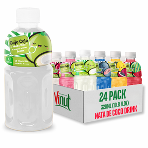 Bebida de jugo tropical 330ml Jelly & Nata De Coco OEM Private Label Muestra gratis - Product Image 1