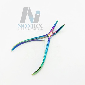 Multi Color Stainless Steel <b>Beads</b> Opener Plier For Human Hair <b>Extension</b> Private Logo Hair <b>Extension</b> Pliers Custom Color - Product Image 5
