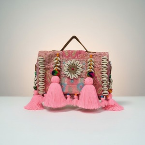 Bolsos de Tela con Bordado Banjara para Mujer, con Cierre de Candado, Correa Única, Alta Calidad, para Viajes y Uso al Aire Libre, Diseño Indio - Product Image 5