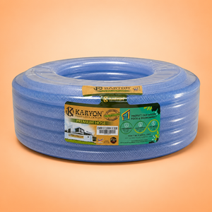 Manguera de PVC Trenzada de Alta Presión, Flexible, para Transferencia de Agua en Jardín, de 6mm-50mm, Manguera de Riego Envolvente en Malla de PVC, Flexible para Exteriores - Product Image 1