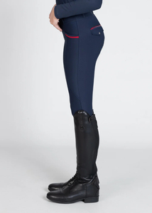 Pantalons d'équitation slim fit pour enfants, respirants, en tissu extensible et résistant, jodhpurs pour jeunes cavaliers actifs. - Product Image 6