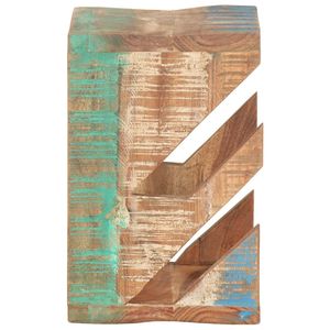 Support mural pour skateboard en bois massif recyclé 9,8"x7,9"x11,8" – Rangement mural élégant en bois - Product Image 3