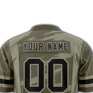 Maillot de football américain de qualité supérieure à manches courtes imprimé par sublimation - Product Image 5