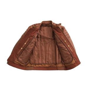 Chaqueta de moto de cuero genuino para hombre, a prueba de viento y de talla grande para ciclismo de carreras de verano e invierno, novedad - Product Image 6