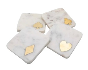 Luxury Design Eco-Friendly Europe Custom Printed Resin & MDF Coasters Vintage Office Mats & Pads for Home Kitchen Tabletop Decor - Product Image 6
