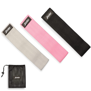 Bandes de Résistance en Tissu Élastique Personnalisables avec Logo OEM, Lot de 3 Bandes pour Fessiers et Hanches avec Sac en Maille, Marque Privée - Product Image 1