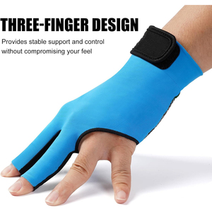 Terry Cloth Thumb Wipe Snooker Gloves Sweat Absorption <b>Pad</b> Breathable Spandex Smooth Palm - Product Image 5