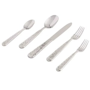 Hotel Kitchen <b>Tabletop</b> Decorative Steel Flatware Sets Dinnerware <b>mirrored</b> Cutlery Royal Look Hotel Catering Usage - Product Image 1