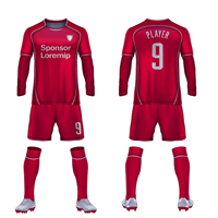 Maillots de football de gardien de but Elite rembourrés, personnalisables avec nom et numéro, respirants, pour hommes, clubs, matchs, OEM, ODM
